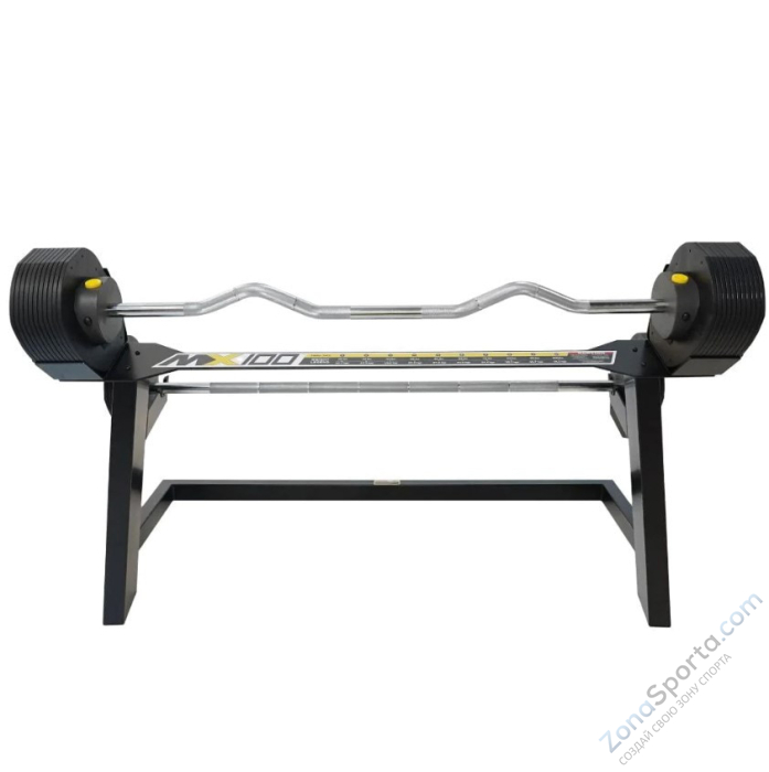 Регулируемая штанга MX Select МХ100, вес 12,8-45,5 кг Регулируемая штанга MX Select МХ100, вес 12,8-45,5 кг