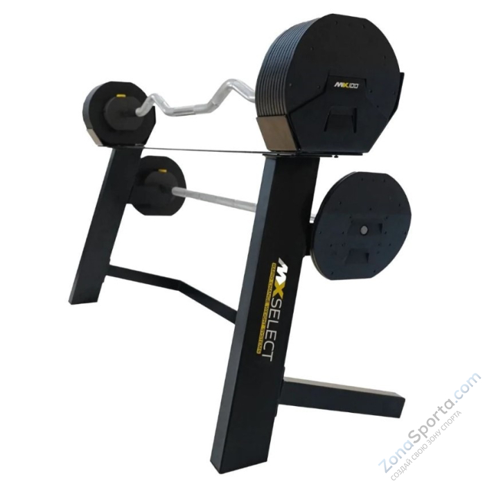 Регулируемая штанга MX Select МХ100, вес 12,8-45,5 кг Регулируемая штанга MX Select МХ100, вес 12,8-45,5 кг