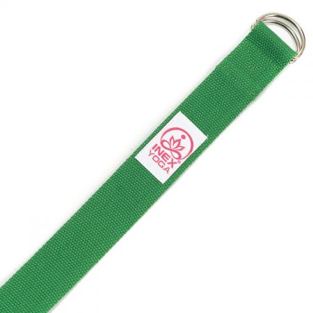 Ремень для йоги INEX Stretch Strap 240 см, изумрудно-зеленый Ремень для йоги INEX Stretch Strap 240 см, изумрудно-зеленый