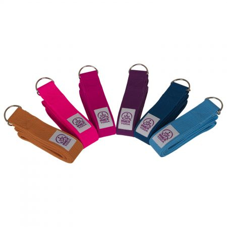 Ремень для йоги INEX Stretch Strap 240 см, темно-серый Ремень для йоги INEX Stretch Strap 240 см, темно-серый