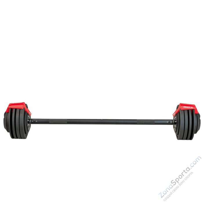 Штанга регулируемая многофункциональная 3 в 1 Unix Fit 24 кг
