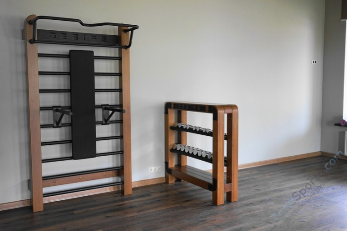 Шведская стенка с брусьями и скамьей Desire Eco Classic Шведская стенка с брусьями и скамьей Desire Eco Classic