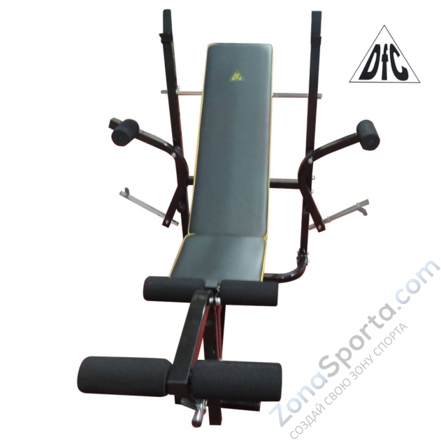 Силовая скамья со стойками DFC D002 Силовая скамья со стойками DFC D002