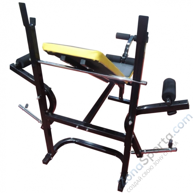 Силовая скамья со стойками DFC D002 Силовая скамья со стойками DFC D002