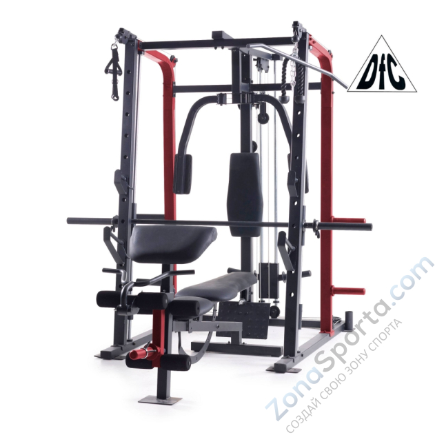 Силовой тренажер со скамьей и опциями DFC 8500 (D3023B+D3022SM) Силовой тренажер со скамьей и опциями DFC 8500 (D3023B+D3022SM)