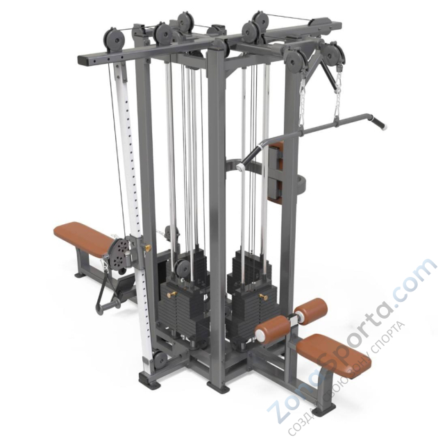 Силовой комплекс 4-сторонний AnyFit PE404-123 Силовой комплекс 4-сторонний AnyFit PE404-123
