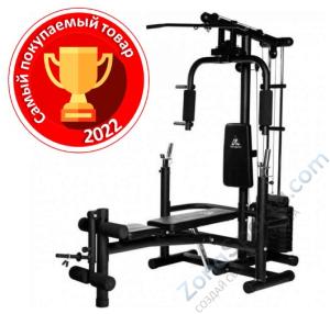 Силовой комплекс со скамьей DFC Homegym D854