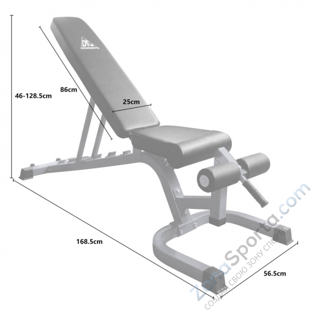 Скамья силовая универсальная DFC DBCH3 Скамья силовая универсальная DFC DBCH3