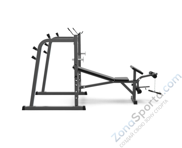 Скамья со стойками под штангу DFC D709 Скамья со стойками под штангу DFC D709