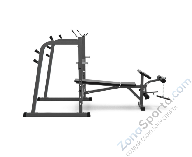 Скамья со стойками под штангу DFC D709 Скамья со стойками под штангу DFC D709