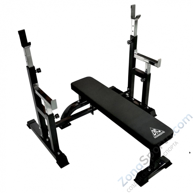 Скамья со стойками под штангу DFC DZ005FBB Скамья со стойками под штангу DFC DZ005FBB