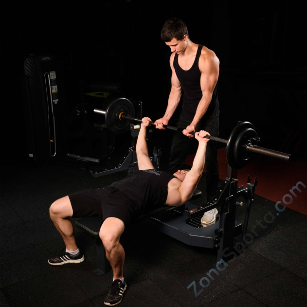 Скамья-стойка домкратная для жима лежа со страховочными упорами Olimpic Bench DHZ Fitness A-3146