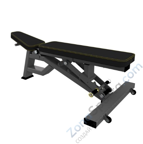 Скамья универсальная мобильная DHZ Fitness Super Bench R-2039 Скамья универсальная мобильная DHZ Fitness Super Bench R-2039