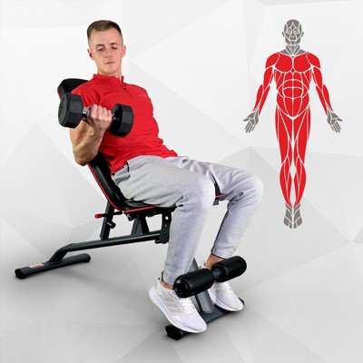 Скамья многофункциональная регулируемая Protrain SB235 Скамья многофункциональная регулируемая Protrain SB235