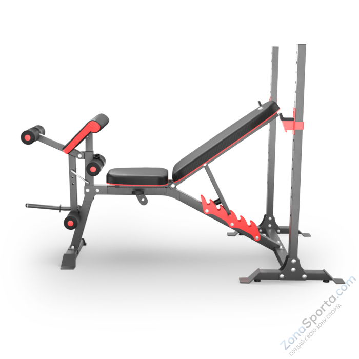Скамья силовая со стойками UNIX Fit BENCH 130DD Скамья силовая со стойками UNIX Fit BENCH 130DD