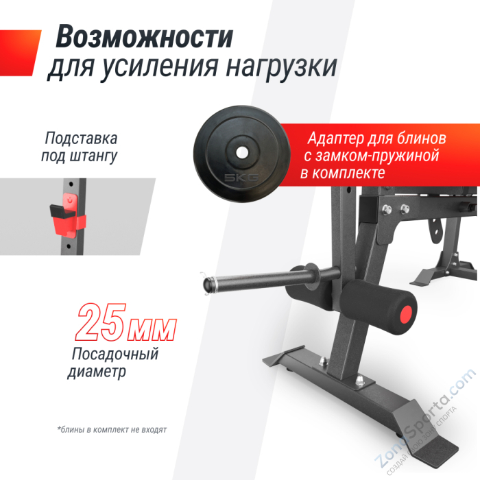 Скамья силовая со стойками UNIX Fit BENCH 130DD Скамья силовая со стойками UNIX Fit BENCH 130DD