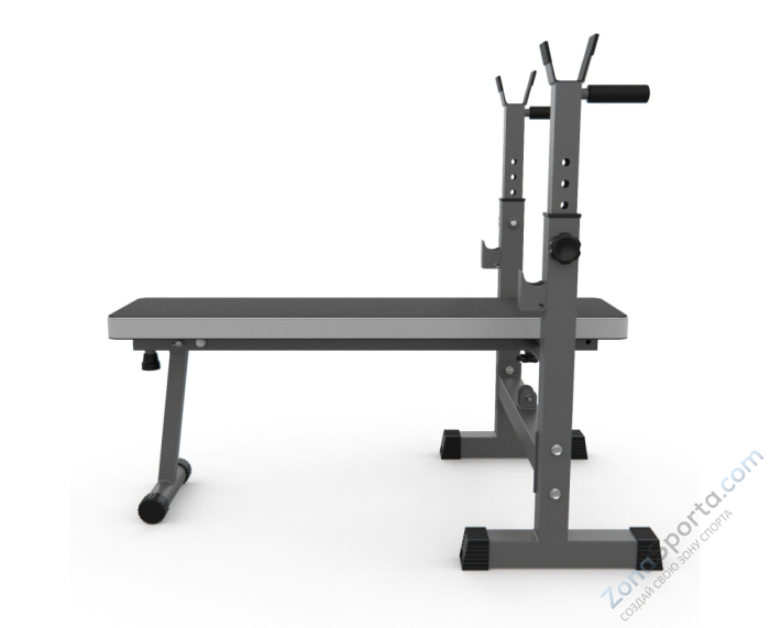 Скамья со стойками под штангу DFC D322 Скамья со стойками под штангу DFC D322