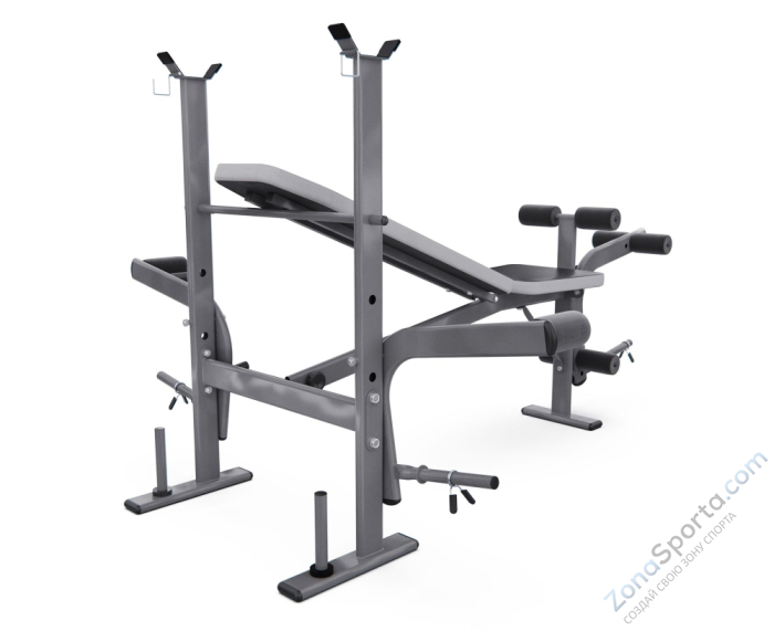 Скамья со стойками под штангу DFC D703 PRO Скамья со стойками под штангу DFC D703 PRO