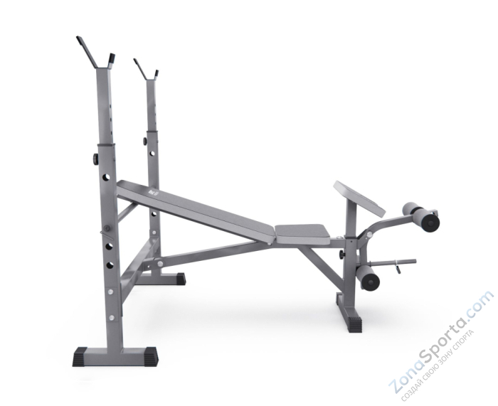 Скамья со стойками под штангу DFC D705