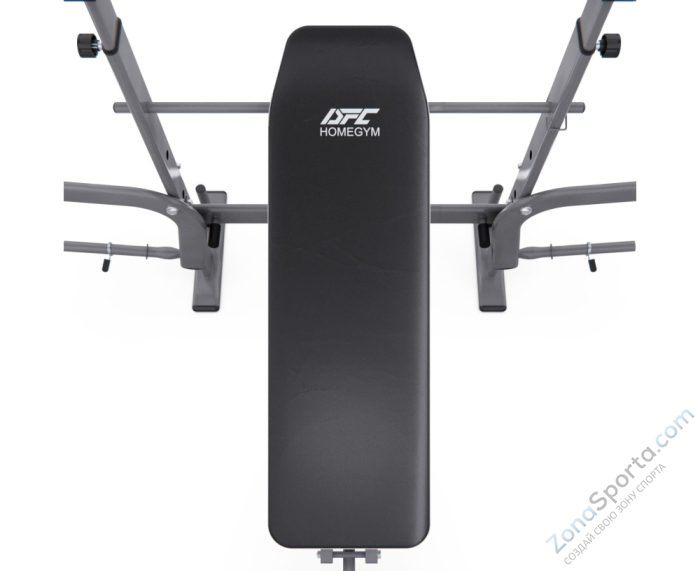 Скамья со стойками под штангу широкий хват, с партой для бицепса DFC D702 PRO Скамья со стойками под штангу широкий хват, с партой для бицепса DFC D702 PRO
