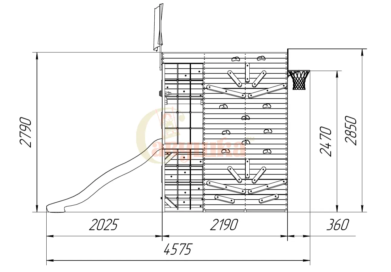 Спортивный домик Савушка База-1 (Милитари) Спортивный домик Савушка База-1 (Милитари)