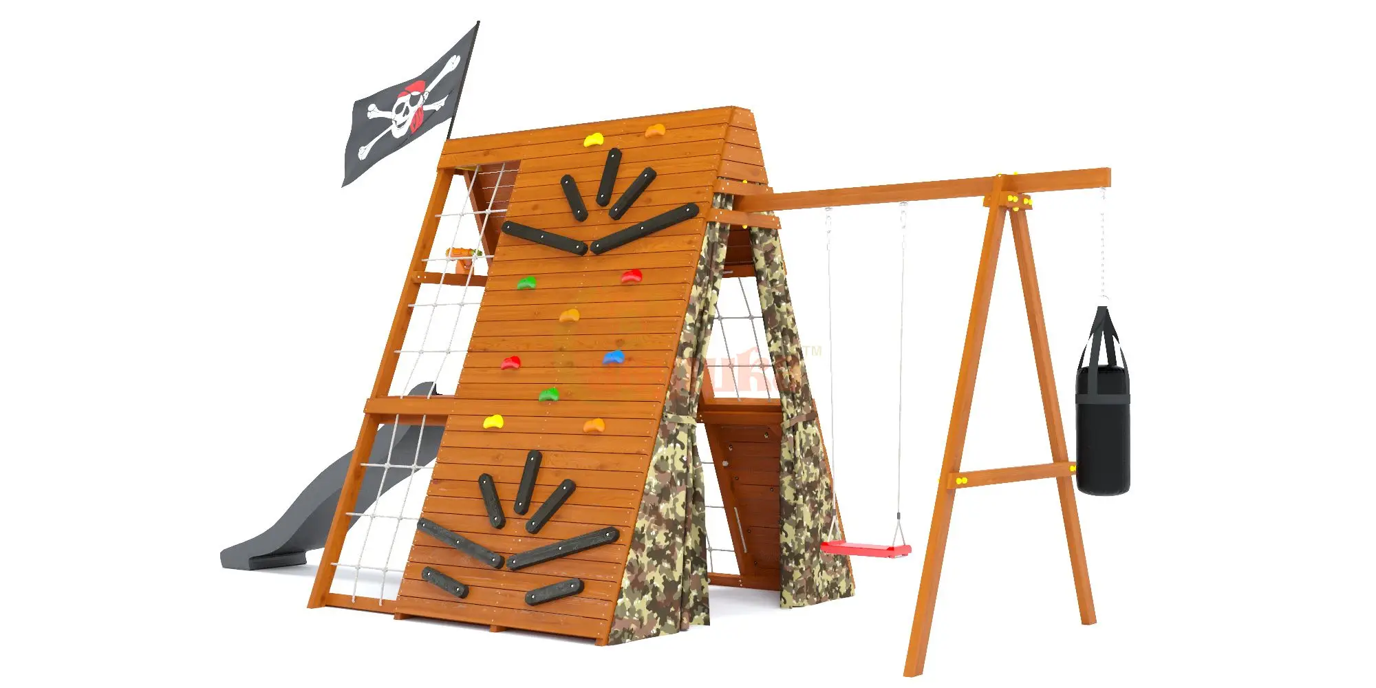 Спортивный домик Савушка База-2 (Милитари) Спортивный домик Савушка База-2 (Милитари)