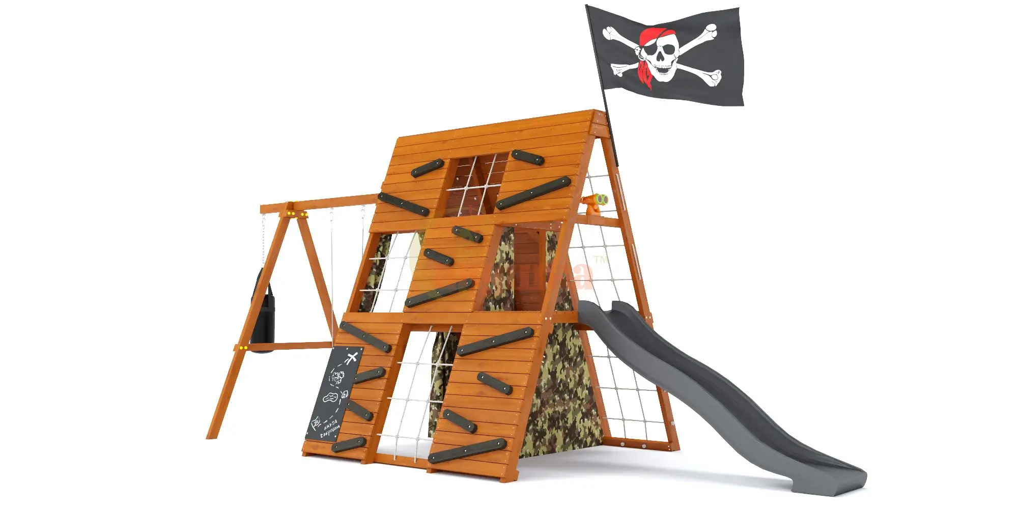 Спортивный домик Савушка База-2 (Милитари) Спортивный домик Савушка База-2 (Милитари)