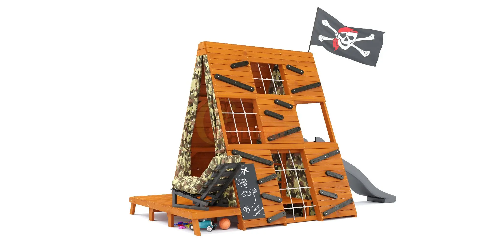 Спортивный домик Савушка База-3 (Милитари) с креслом Спортивный домик Савушка База-3 (Милитари) с креслом