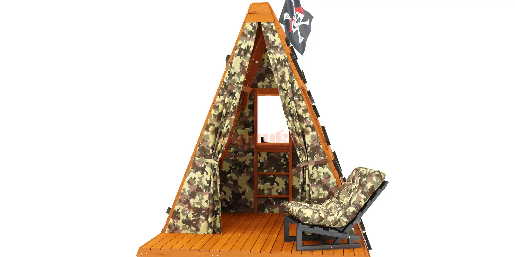Спортивный домик Савушка База-3 (Милитари) с креслом Спортивный домик Савушка База-3 (Милитари) с креслом
