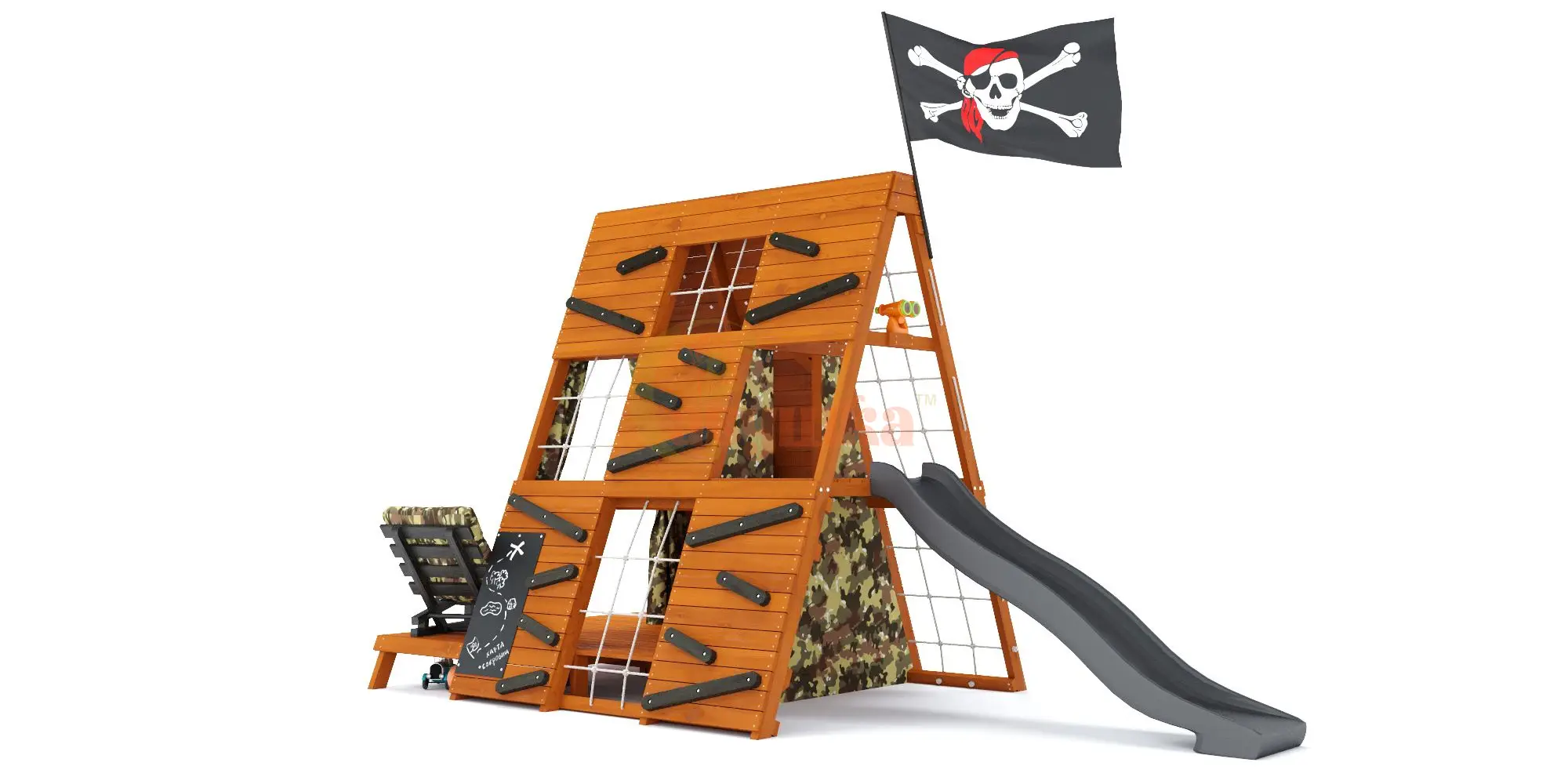 Спортивный домик Савушка База-3 (Милитари) с креслом Спортивный домик Савушка База-3 (Милитари) с креслом