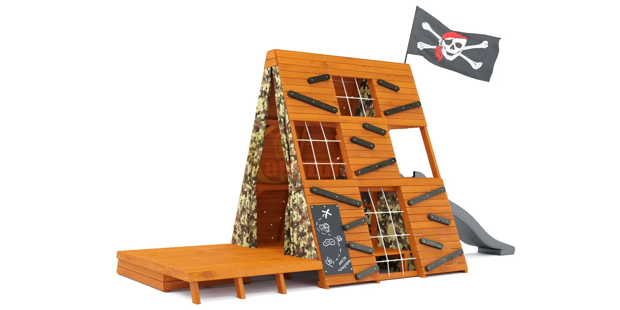 Спортивный домик Савушка База-4 (Милитари) Спортивный домик Савушка База-4 (Милитари)