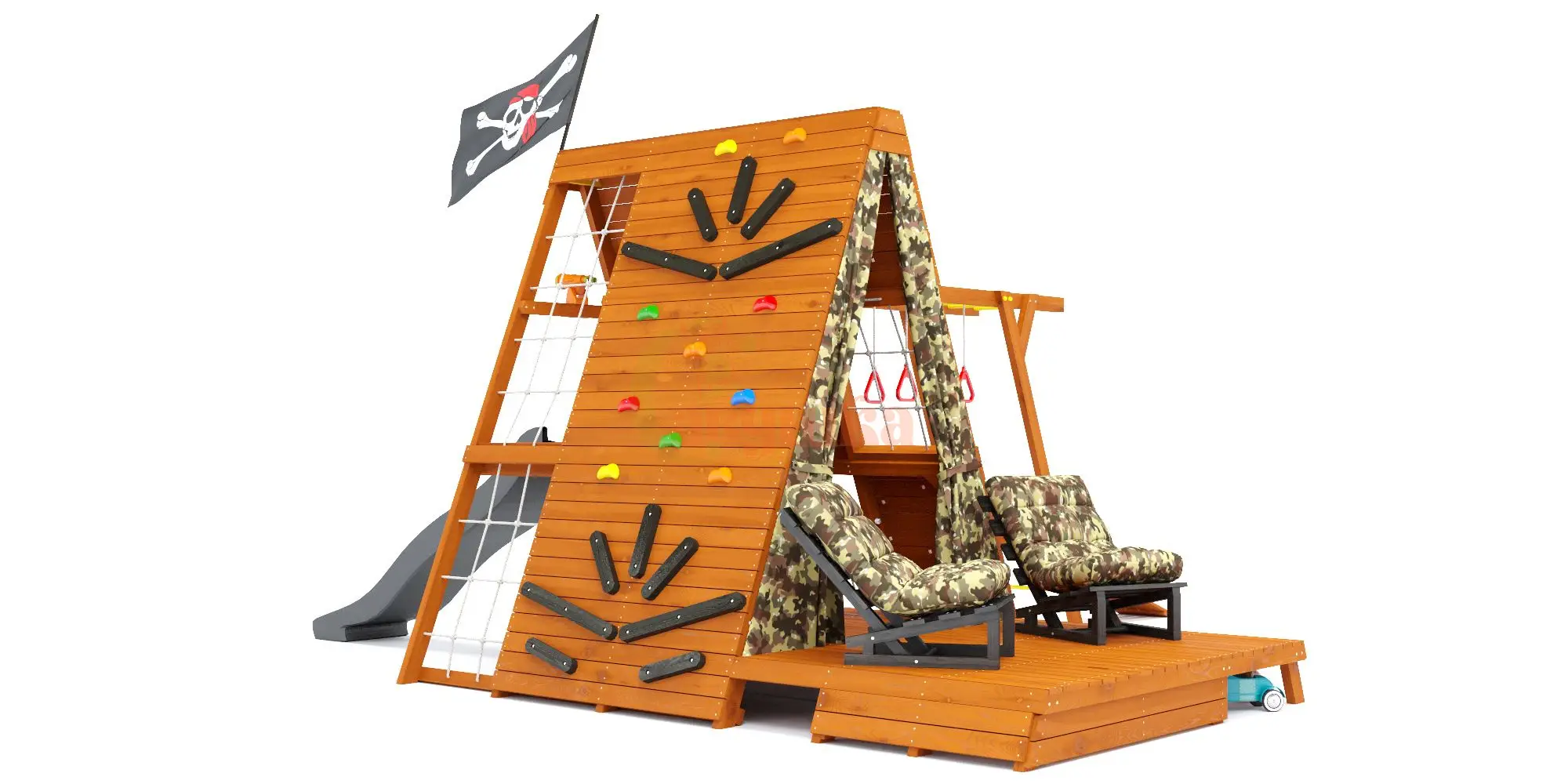 Спортивный домик Савушка База-5 (Милитари) с креслами