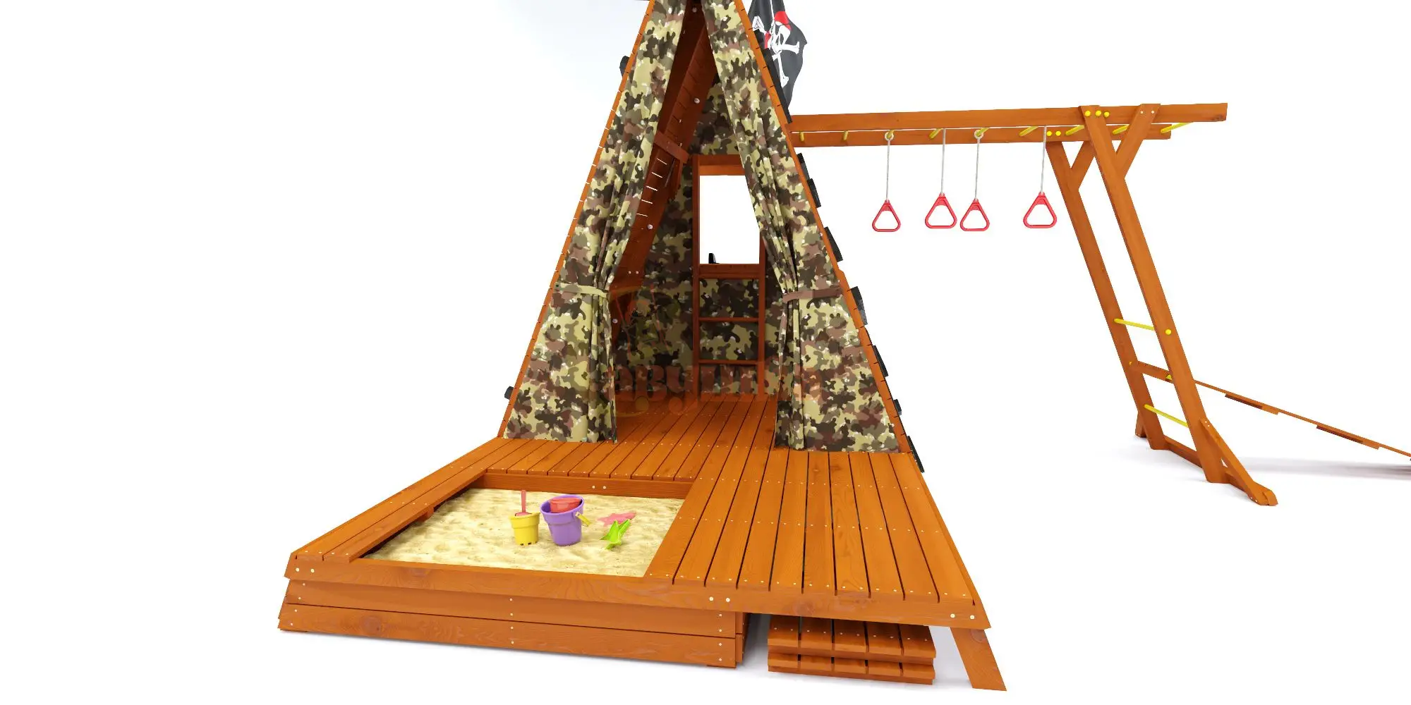 Спортивный домик Савушка База-5 (Милитари)