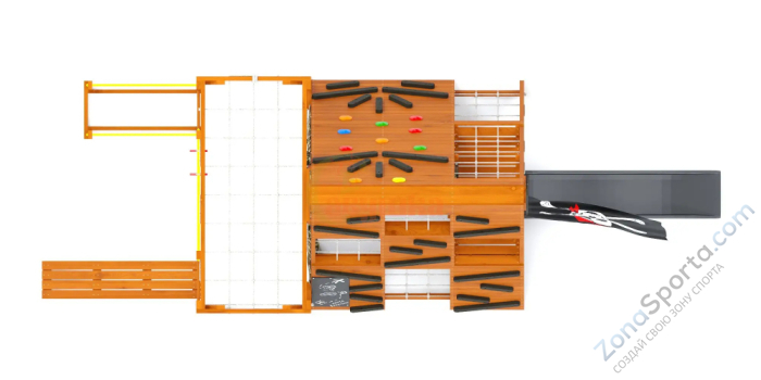 Спортивный домик Савушка База-6 (Милитари) Спортивный домик Савушка База-6 (Милитари)
