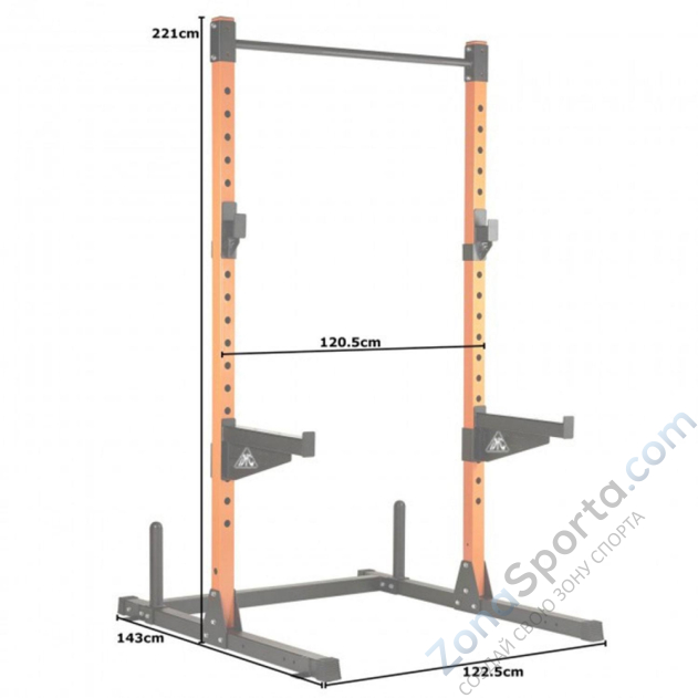 Стойка силовая DFC DCGE08 Стойка силовая DFC DCGE08