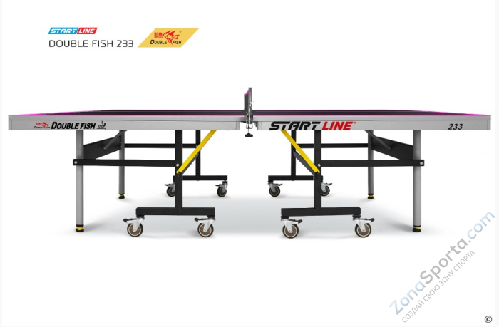 Стол теннисный Double Fish 233 черный Стол теннисный Double Fish 233 черный