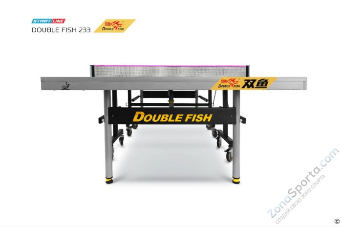 Стол теннисный Double Fish 233 черный Стол теннисный Double Fish 233 черный