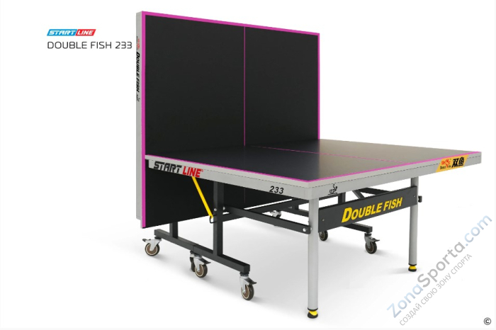 Стол теннисный Double Fish 233 черный Стол теннисный Double Fish 233 черный
