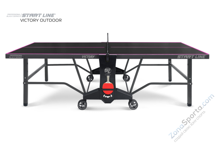 Стол теннисный Victory 6 Всепогодный Black
