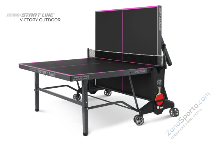 Стол теннисный Victory 6 Всепогодный Black