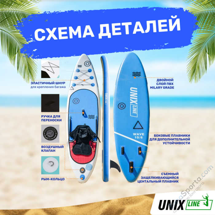 Sup-борд Unix Line Deep Sea (320 cm)
