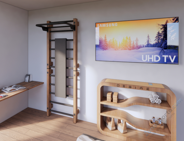 Суперкомпактная шведская стенка со встроенным турником Desire Compact Base Суперкомпактная шведская стенка со встроенным турником Desire Compact Base