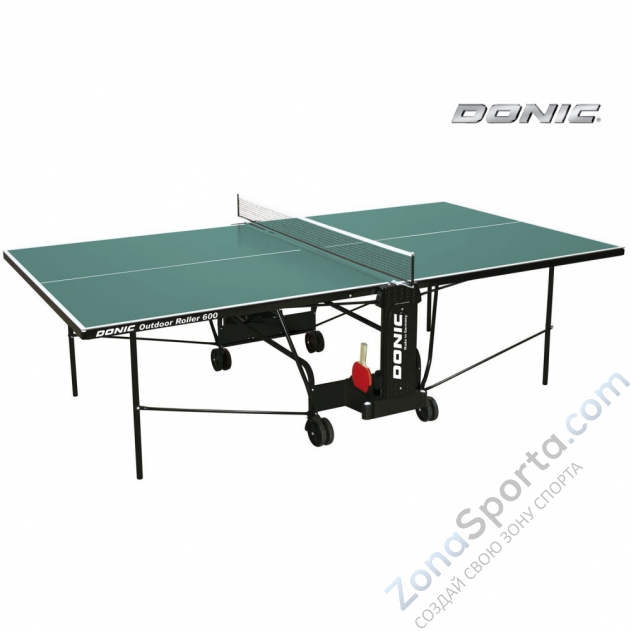 Теннисный стол Donic Outdoor Roller 600 Green Теннисный стол Donic Outdoor Roller 600 Green