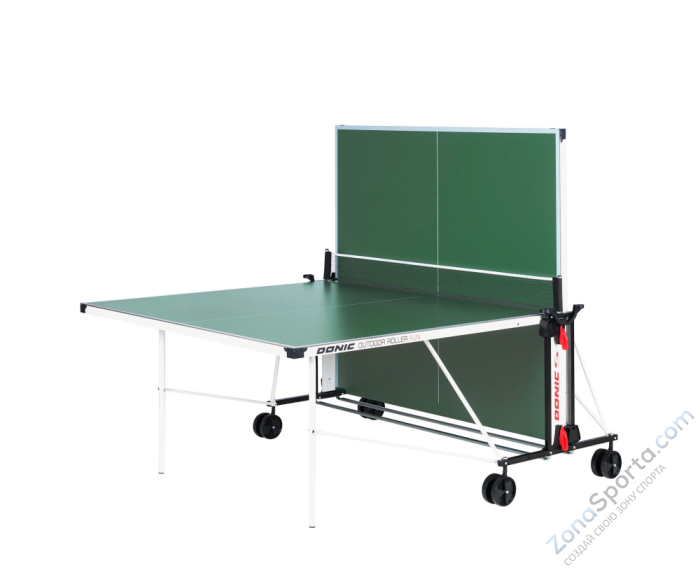 Теннисный стол Donic Outdoor Roller FUN зеленый Теннисный стол Donic Outdoor Roller FUN зеленый