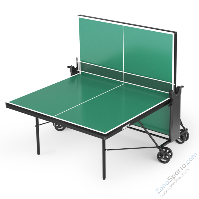 Теннисный стол Unix Line Compact indoor 18mm MDF (Green) Теннисный стол Unix Line Compact indoor 18mm MDF (Green)