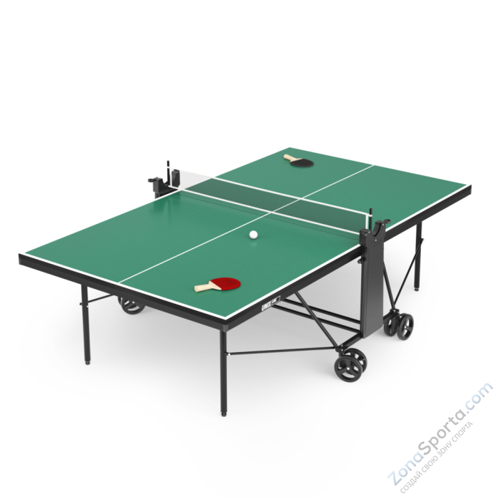 Теннисный стол Unix Line Compact indoor 18mm MDF (Green) Теннисный стол Unix Line Compact indoor 18mm MDF (Green)