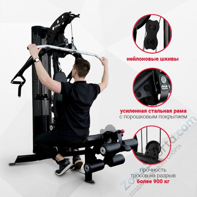 Многофункциональный силовой комплекс Inspire M2 Multi-Gym Многофункциональный силовой комплекс Inspire M2 Multi-Gym