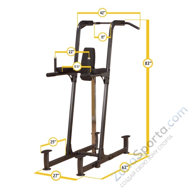 Тренажер турник-брусья-отжимания Body Solid FCD Тренажер турник-брусья-отжимания Body Solid FCD