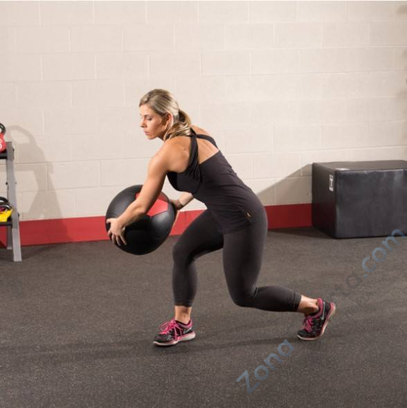 Тренировочный мяч мягкий wall ball 13.6 кг Body Solid BSTSMB30