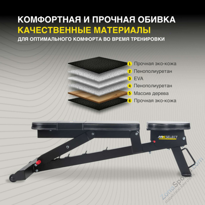 Универсальная регулируемая скамья MX Select Универсальная регулируемая скамья MX Select